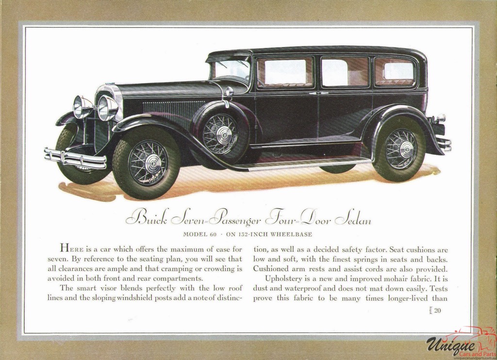 1930 Buick Prestige Brochure Page 14